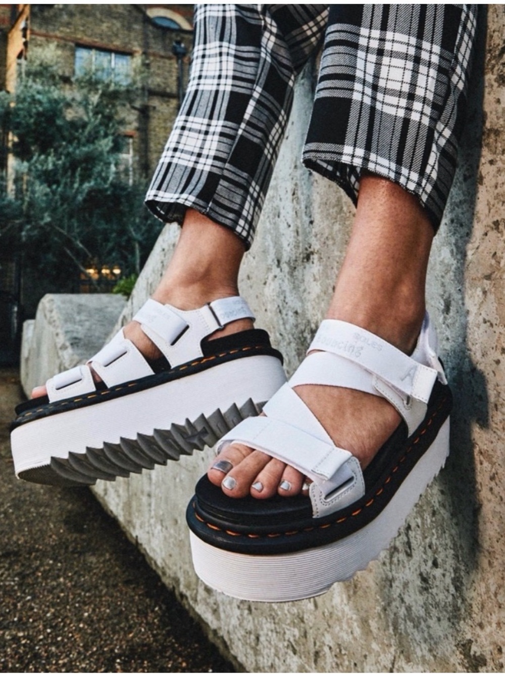 Dr Marten Kimber Platform Sandal